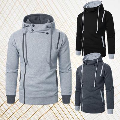 Autumn Winter New Men's Hoodies Sweatshirts Zipper Hoodie Men Sweatshirt Solid Color Man Hoody Sweatshirts for Male Yasheng