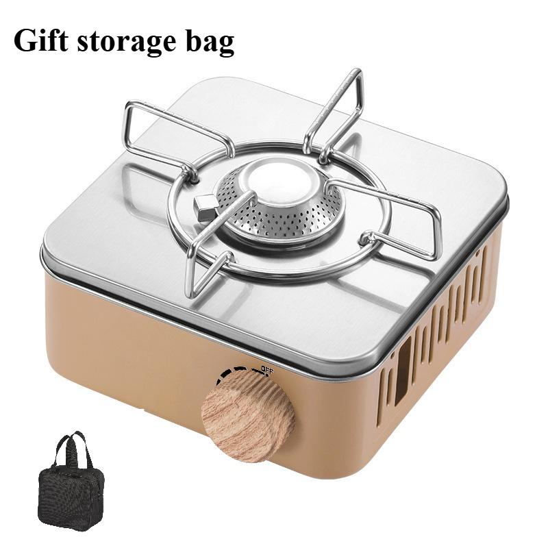 Camping Gas Stove 2800W High Firepower Portable Cassette Stove Kitchen Picnic Electric Gas Burner Outdoor Camp Tent Stove