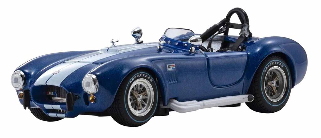 Kyosho Original Shelby Cobra 427 Racingscheibe Blau Fertigprodukt KS03019MBL 1/43 S/C