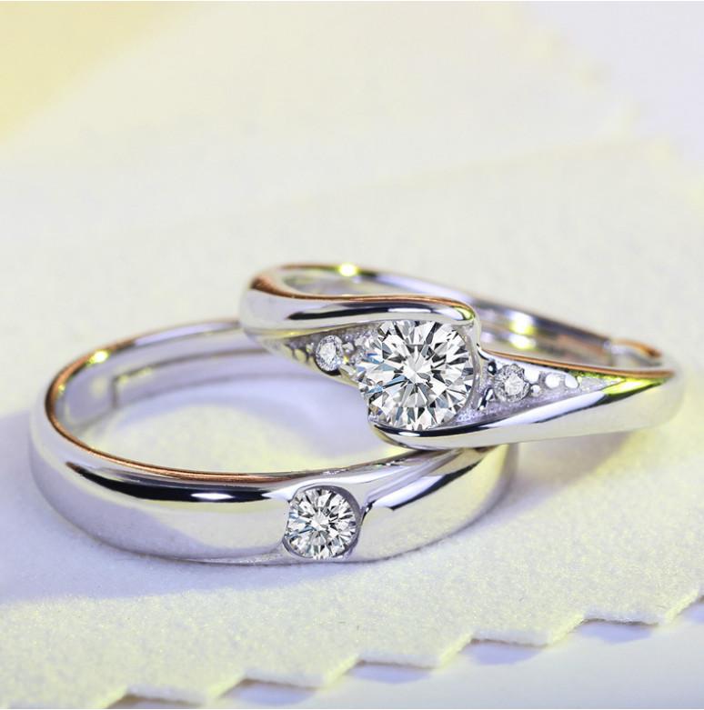 Elegant Fashion Women Jewelry Design Korean Open Luxury Couple Rings With Timeless Appeal