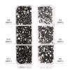Ss4-Ss12 Boxed Nail Art, Flat Bottom Rhinestone Diy Nail Art Diamond Nail Decorative Accessories 1728 Pcs