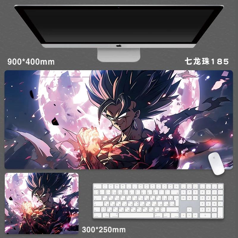High Quality Japanese Animation Seven Dragon Ball Mouse Pad Oversized Boys Animation Two-dimensional E-sports Game Computer Keyboard Student Desk Pad