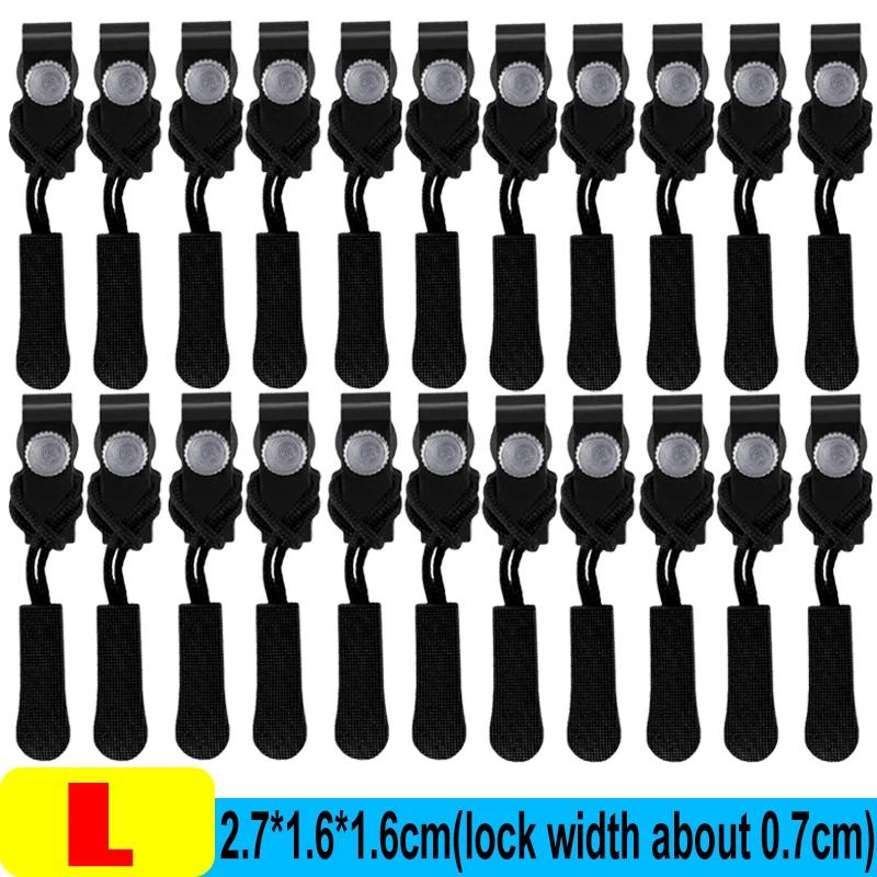 

1/50 шт. Универсальные наборы для ремонта молний, сменные головки молний, бегунки, тянущие устройства, аксессуары для самостоятельного шитья сумок и одежды 1pc