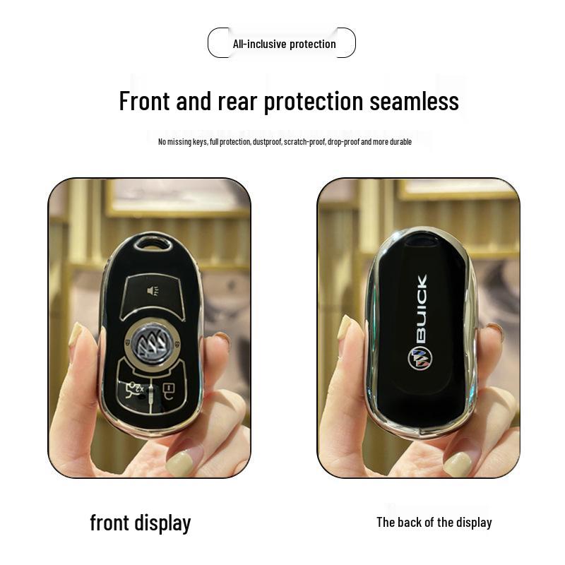 High-End Key Case for Buick: GL8, Envision S, LaCrosse ES, Landzun, Verano Plus, Regal - Women's Edition.