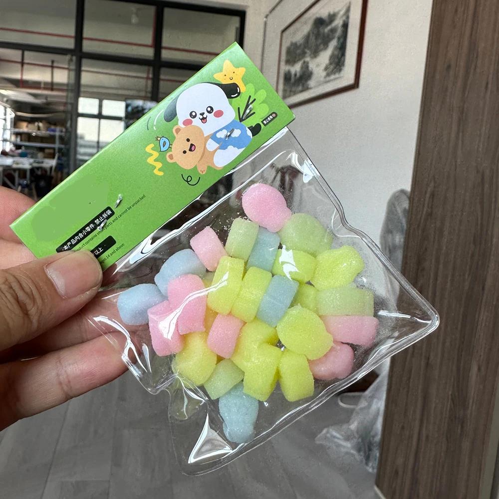 Healing Kawaii Macron Small Cat'S Claw Snapper Pinch Press Plaything Cute Room Decoration Pendant Girl Kids Birthday Present Ornaments