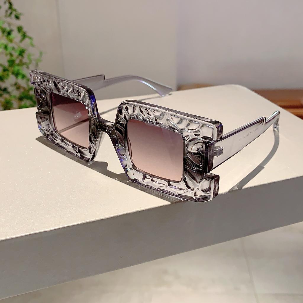 Stylish Square Sunglasses  Men Vintage Gradient Outdoor Shades Women Fashion Luxury Brand Design Black Sun Glasses