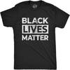 Crazy Dog Tshirts Mens Black Lives Matter Tshirt Protest Equality Anti-Racism BLM Movement Graphic Tee