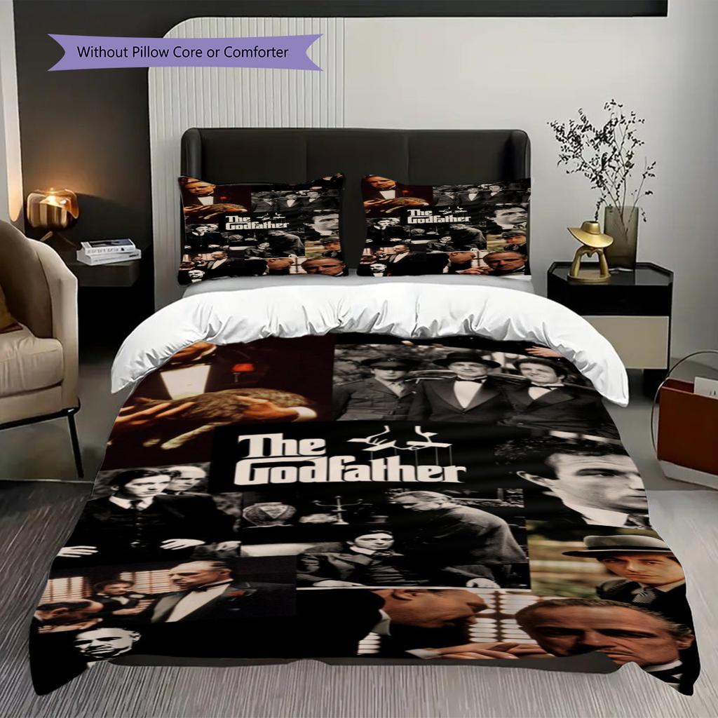The Godfather Trilogy Threepiece Set 1 Duvet Cover 2 Pillowcase Without Core Bedding Set Duvet Cover And Pillowcase Soft And Comfortable