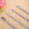 Puntos 4 Pcs Durable Stainless Steel Nail Cuticle Pusher Remover Manicure Pedicure Tool