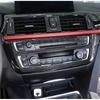 Carbon Fiber CD Air Conditioning Button Frame Suitable For BMW 3 Series F30 F31 F32 F33 F34 F36 F80 F82 M3 M4 2012-2018