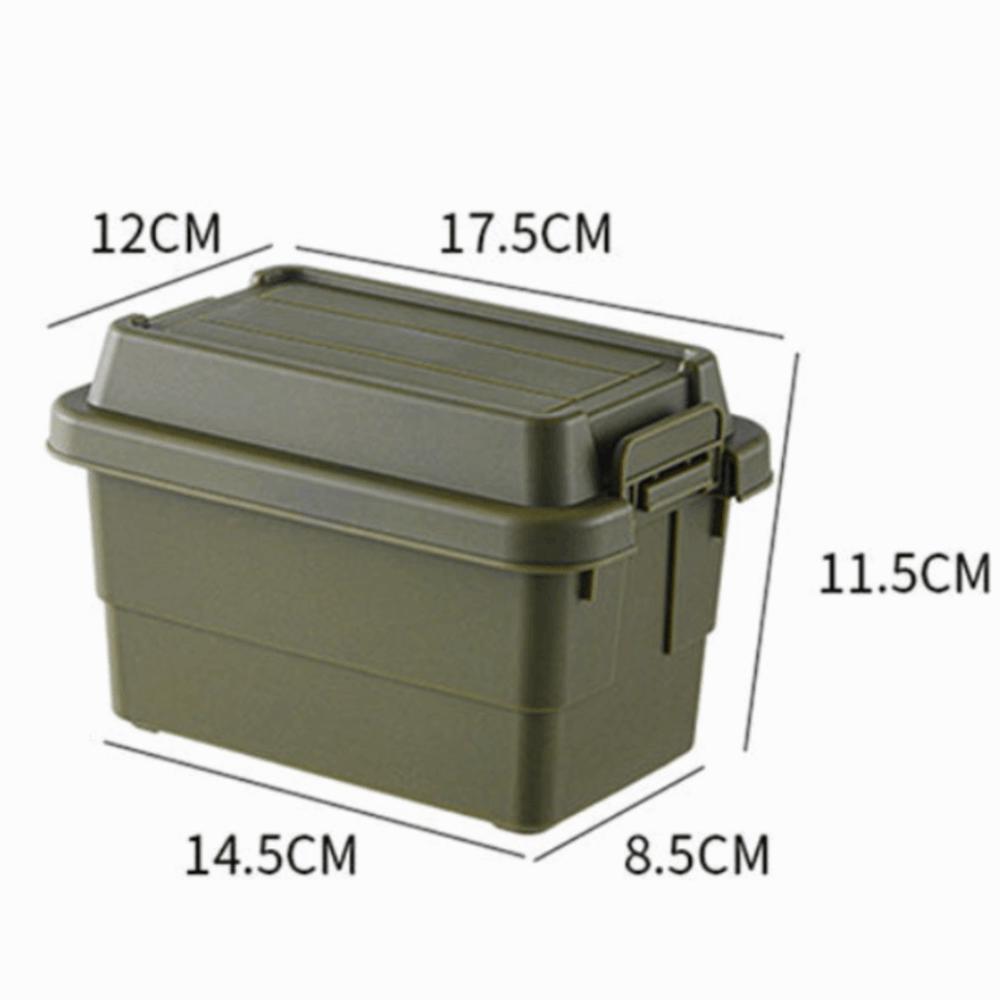2 Pcs Waterproof Outdoor Storage Box PP Multifunctional Storage Box  Camping Activities