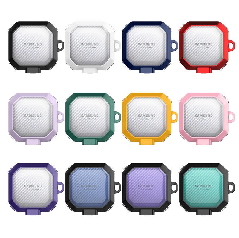 Samsung BudsCore Buds2 Pro Transparent Carbon Fiber Protective Case