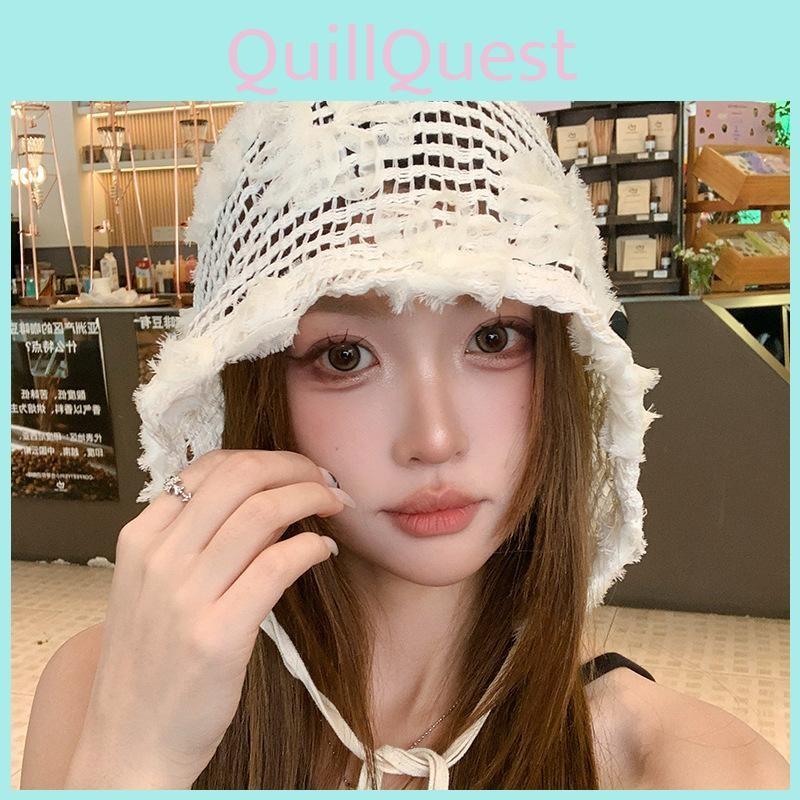 Color Flower Solid Knitting Versatile Unisex Alphabet Fall Winter Hat Outdoor