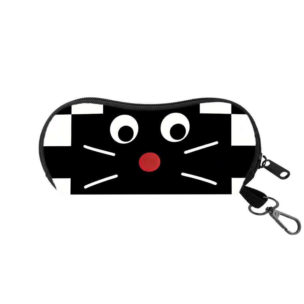 Eyeglasses Case Vibrant Travel Glasses Case Sunglasses Pouch  Glasses Holder With Carabiner For Keychains Travel Gift For
