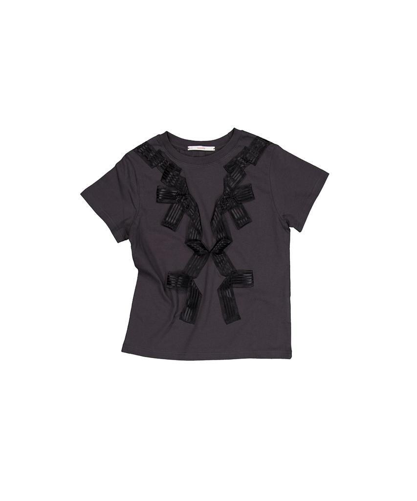 Yeongmailweeo Ribbon T-Shirt (Charcoal)