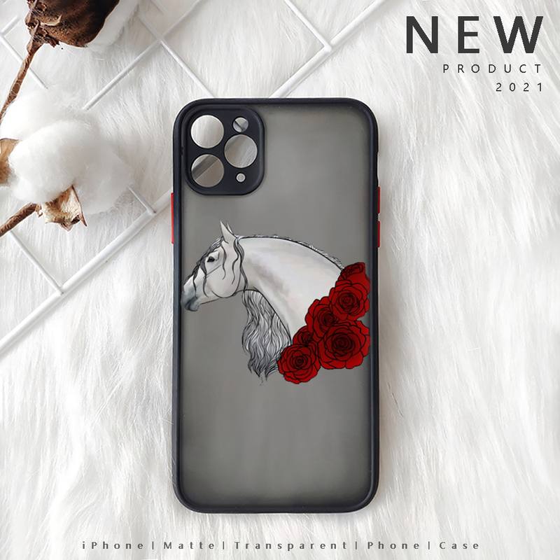 Frederik Veliká krása kůň umění Pouzdro na telefon Pro iphone 12 11 8 7 plus mini x xs xr pro max matný průhledný kryt
