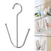 New Stainless Steel Shoe Drying Rack Hanging Windproof Drying Shoe Hook Space Saving Shoe Rack