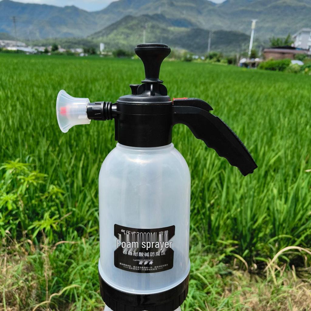 Acid & Alkali Resistant Anti-Corrosion Foam Spray Disinfectant Bottle for Car Washing & Beauty, Air Pressure Kettle.
