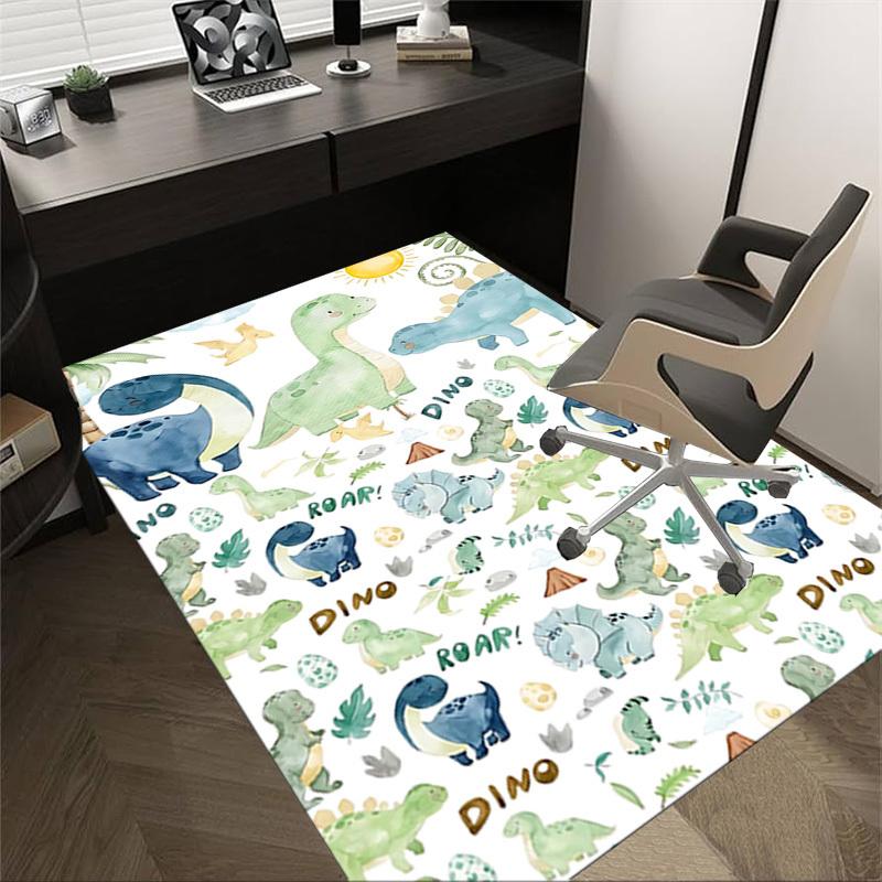 1PC Dinosaur Sun Extra Large Non-Slip Floor carpet, Office, family, bedroom, Studio - Large Area RugJ0392