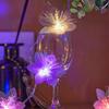 1000mah LED Fiber Optic Fairy Light Battery-operated Garland Christmas Decoration Party New Year's Decor Artificial Flowers