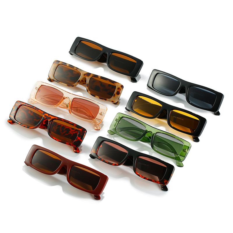 Vintage Small Frame Square Oval Sunglasses Personalized Glasses Women'S Sunglasses