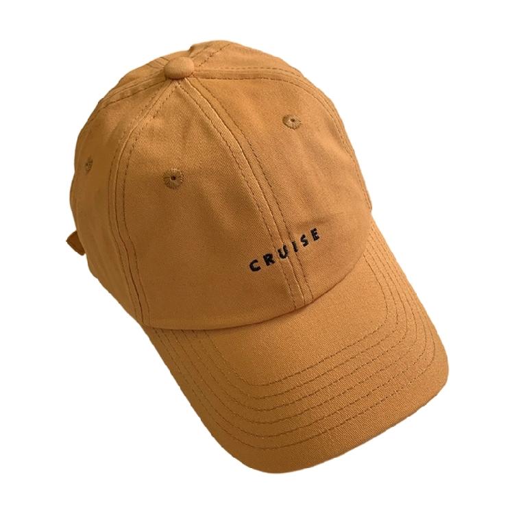 Trendy Baseball Hat With Embroidery Adjustable Strap Design Lightweight Polyester Unisex Sun Protection