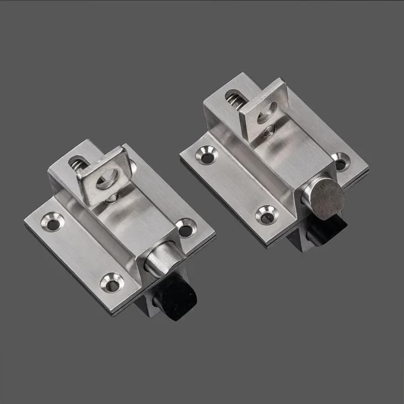 201 Stainless Steel Self-closing Automatic Latch/Bolt Balcony Door Window Intermediate Spring Bolt Door Hardware