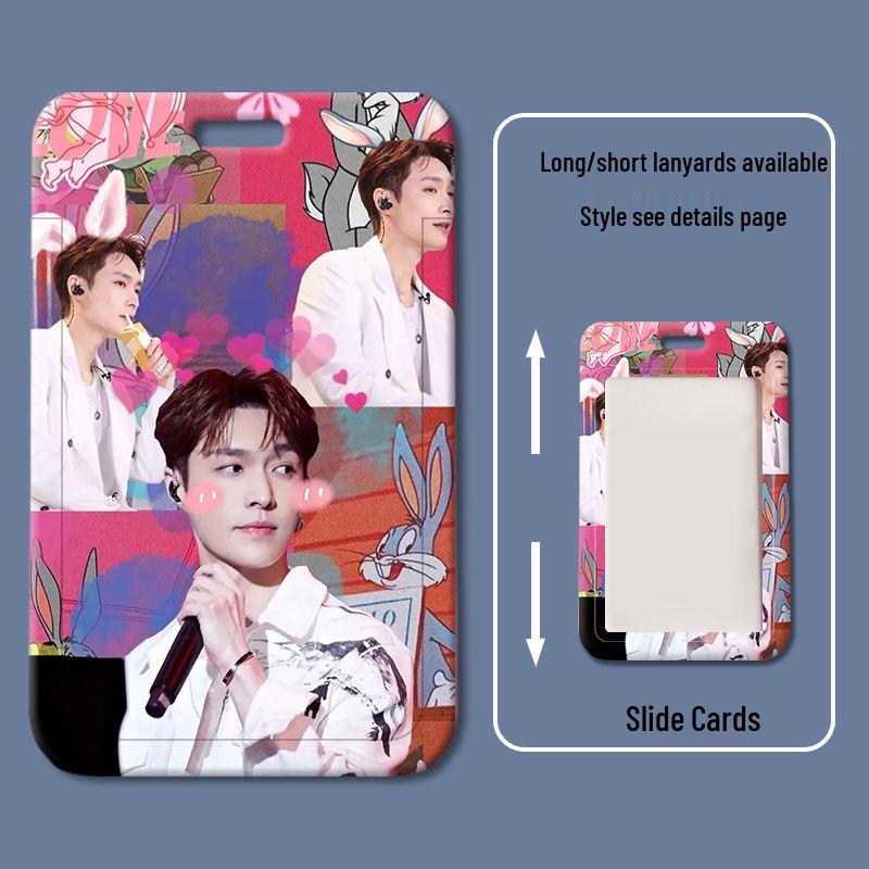 Zhang Yixing Plastic Sliding Cover ID and Access Card Holder for Students and Professionals