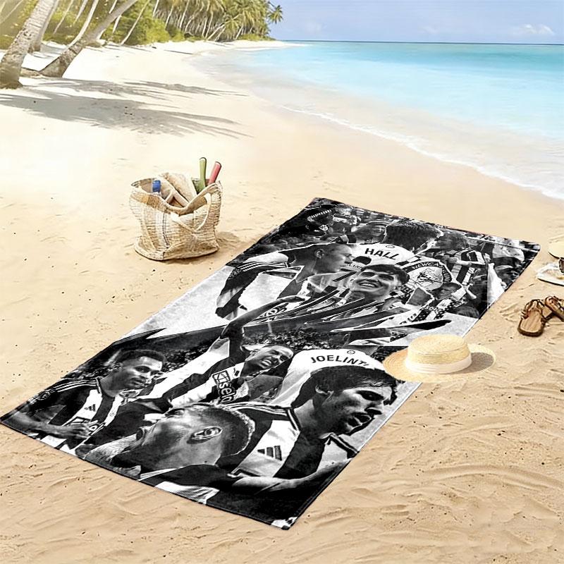 Newcastle United Print Beach Towel, Large Soft Quick Dry Towel for Beach Camping Swimming