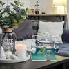 2D Flat "Every Day Is A New Beginning" Puzzle-Shaped Acrylic Decorative Plaque, Sea Turtle & Starfish Design, Suitable for Wall Decoration, Porch, Roo