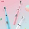 1pc White/Pink Electric Toothbrush Adult Model Soft Bristle Electric Toothbrush Battery Model Family Set Electric Toothbrush