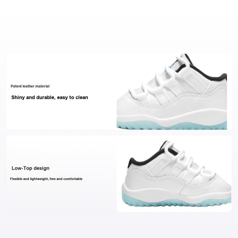 Кроссовки Air Jordan 11 Retro Low TD Legend Blue Baby Белый Черный 505836-117 27