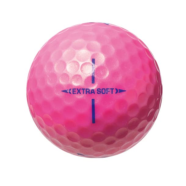 BRIDGESTONE EXTRA SOFT Golf 2023 Pack of Pink Balls, Model, 12,