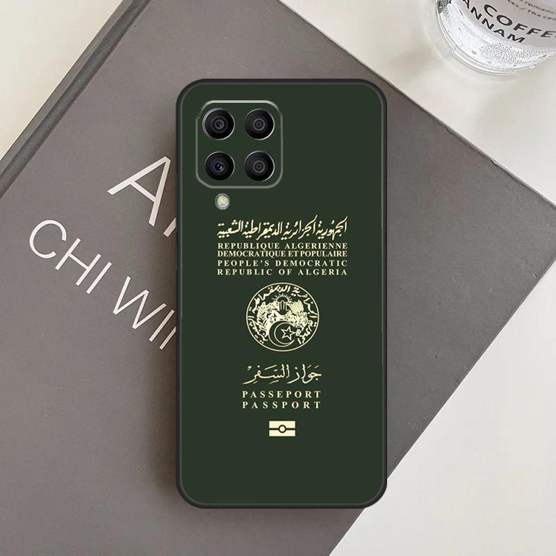 Algerian Algeria Passport Case For Samsung Galaxy M34 M54 M14 M31 M51 M12 M32 M52 M13 M23 M33 M53 M20 M30s M31s Cover