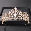 Diademi e Corone in Cristallo Rosa per Donne Sposa Diadema Corona Tiara Rosa Strass Accessori per Capelli da Sposa Gioielli
