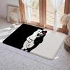 D Danganronpa Anime Game Floor Mat Eco  Flannel Doormat Non Slip Odorless Indoor Floor Rug Soft Short Plush Home Mat