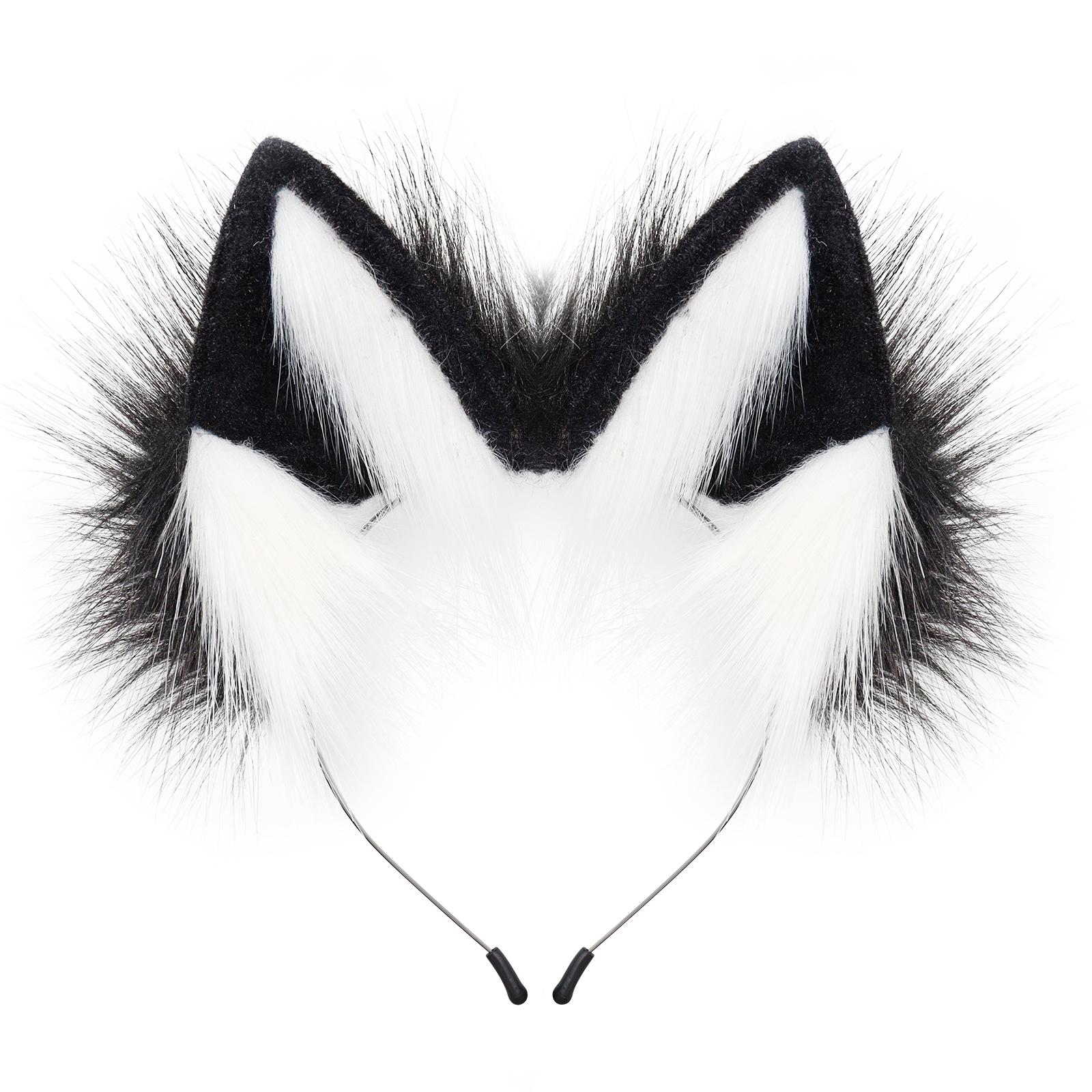 

Cat Fox Faux Fur Ears Headband Animal Wolf Dog Furry Headwear Cosplay Party Hair Hoop