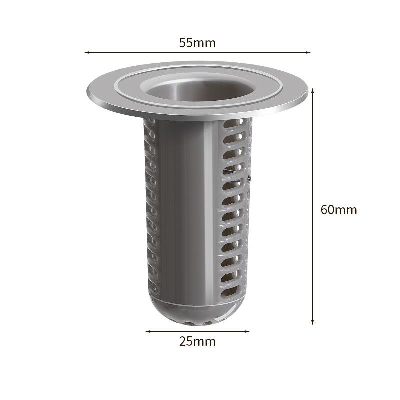 Bathroom Floor Drain Filter Anti-hair Floor Drain Cover Kitchen Sewer Anti-insect Anti-clogging Filter