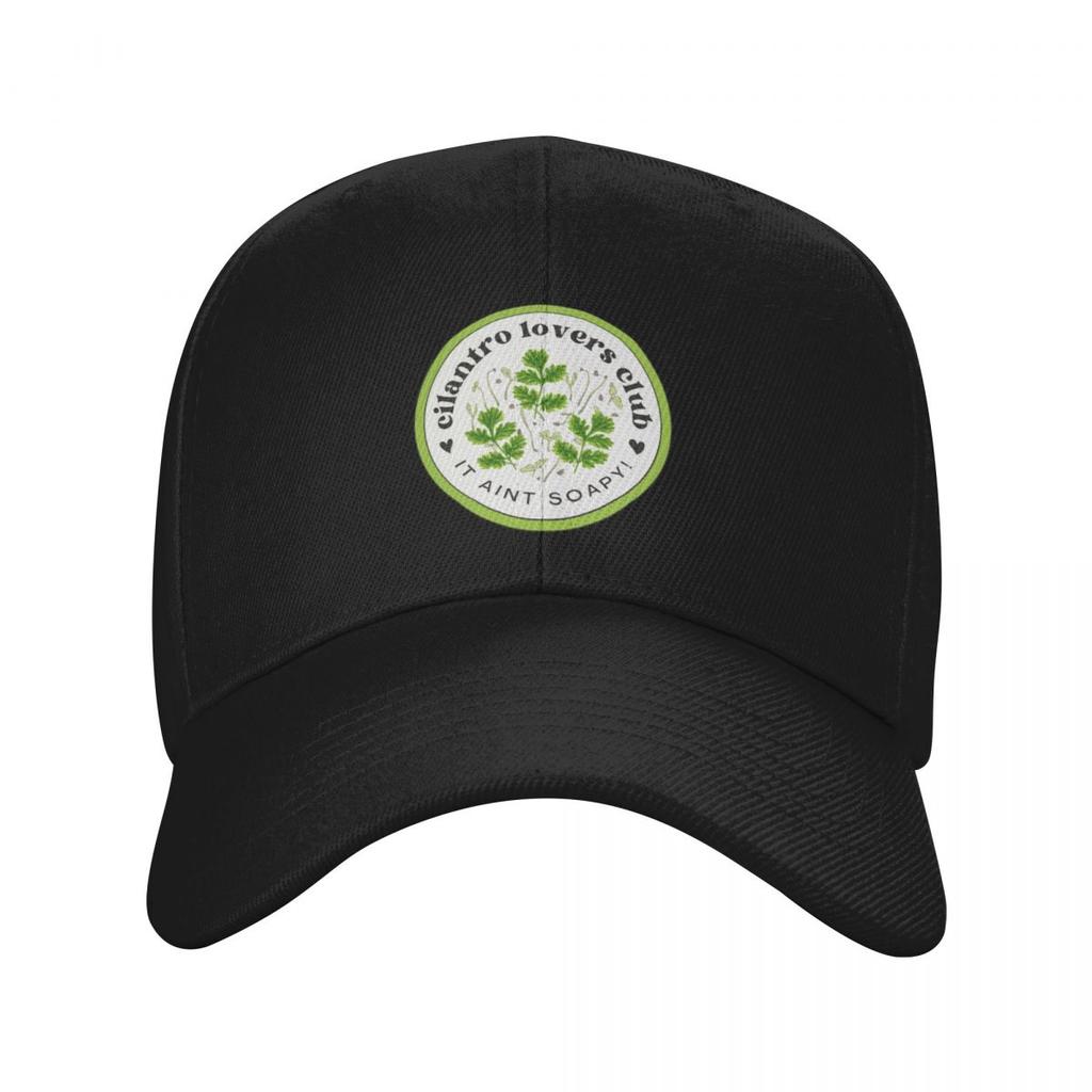 Cilantro Lovers Club Baseball Cap Golf Hat Man Luxury Cap Luxury Man Cap Wild Ball Hat Women's Beach Outlet 2025 Men's