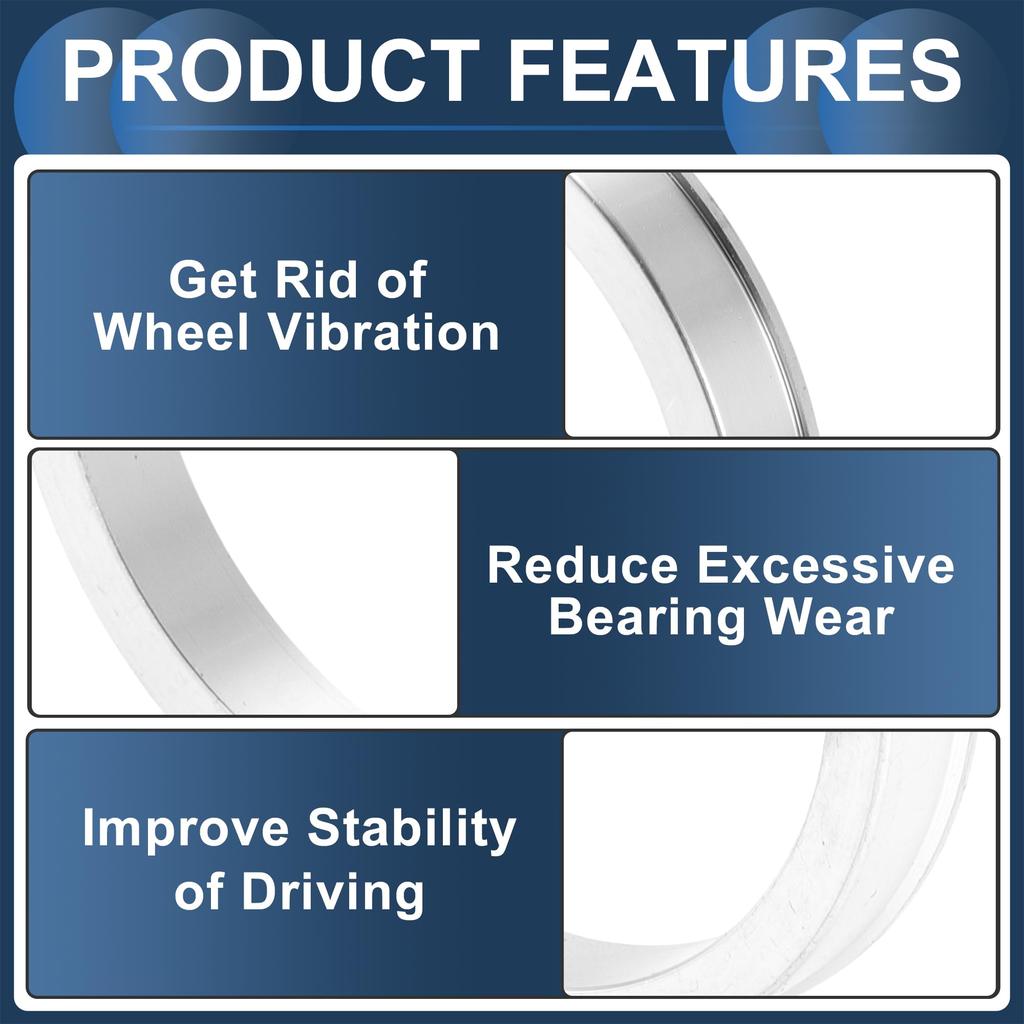 INFINAUTO Wheel Hub Centric Ring OD 68.1mm To ID 59.1mm