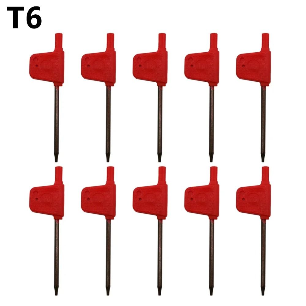 10Pcs Power Tool Torx Screw Spanner T5 T6 T7 T8 T9 T15 T20 T Wrench New Torx Screwdriver Wrench