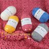 50g/roll Multi-color Cotton Skin Friendly Baby Yarn Hand Knitted Milk Cotton Yarn Crochet Doll Sweater Scarf Blanket Warm Yarn