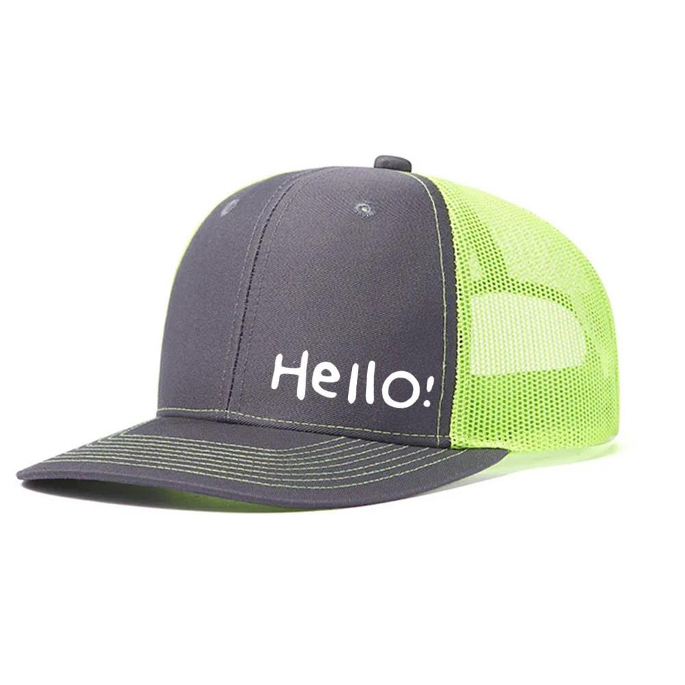 Casual Mesh Baseball Cap With Adjustable Fit For Summer Sun Protection