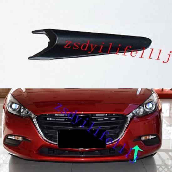1x Для Mazda 3 2017 2018 Передний левый противотуманный фонарь Черная декоративная рамка ab