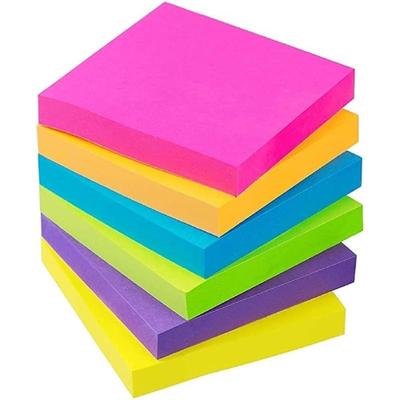 Ofixo Sticky Notes 3X3 Self-Stick Notes 5 Bright Color Strong Adhesive Sticky Notes (400 Pcs)