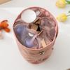 Skládací cestovní kosmetická taška na make-up Přenosná univerzální toaletní taštička