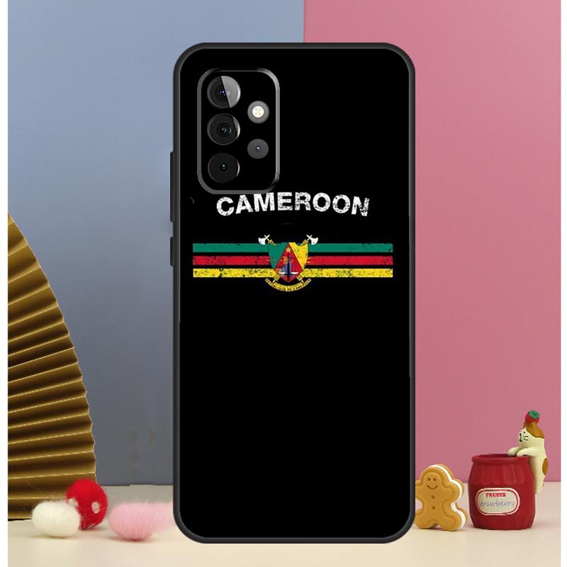 Republic of Cameroon Flag Case For Samsung Galaxy A52 A72 A13 A33 A53 A14 A24 A34 A54 A15 A25 A51 A71 A12 A32 Cover