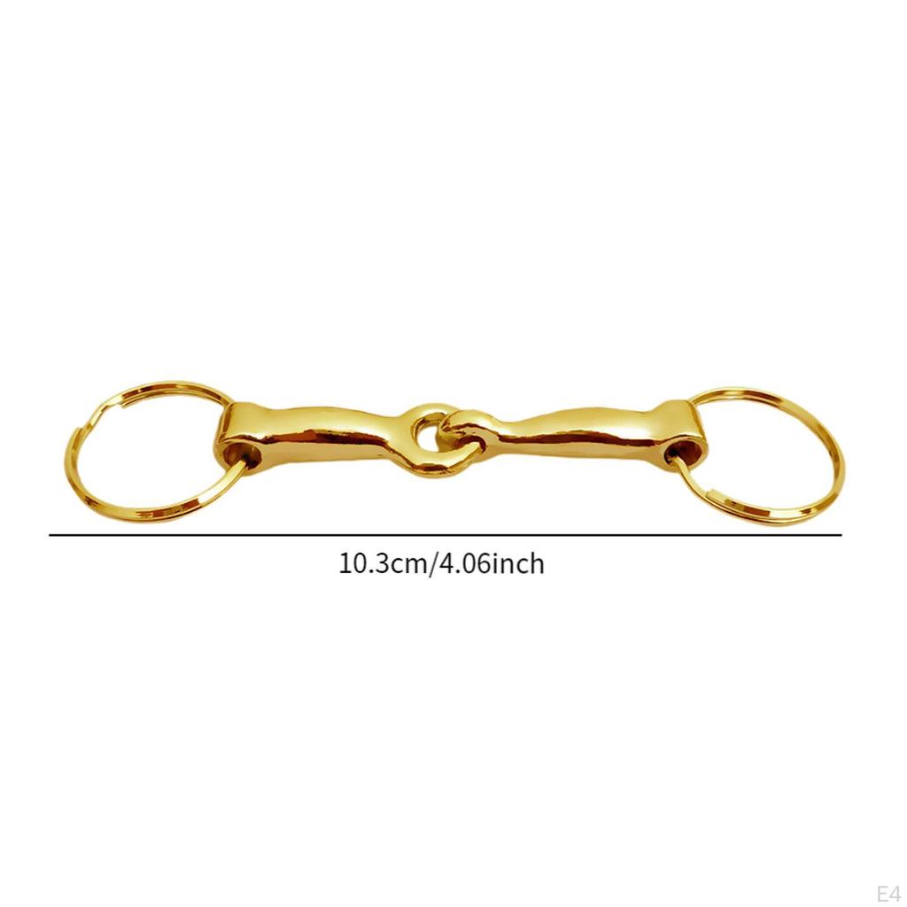 Schlüsselanhänger mit Gebiss aus Metall, Accessoire für Handtaschen, Geschenk für Pferdeliebhaber