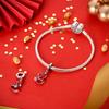 Authentic Charm Bead Charms Copper Plated Dreamy Oriental Red Dragon Pendants Compatible With Bracelets Ideal For Women Jewellery Making Diy Gifts