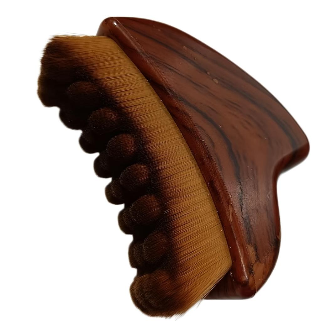 Große Multifunktionale Superweiche Lymphdrainage Gesichtsbürste, Kinnkontur-Massagegerät, Ergonomisches Abgewinkeltes Kopfdesign, Trockenreinigungsbürste